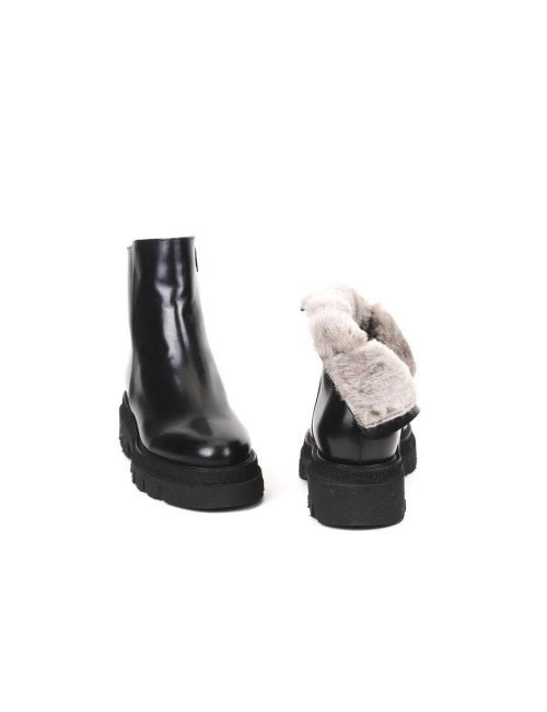STIVALETTO CON PELO 5808