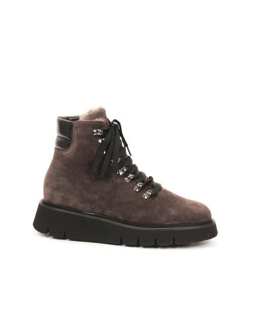 SCHNUERSTIEFELETTE MIT FELL G318T