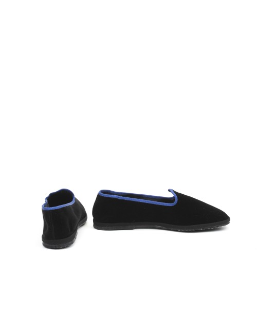 MOCASSINO NERO BLU