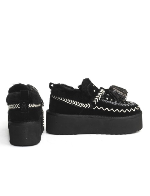 FURRY ANKLE BOOT MI 02