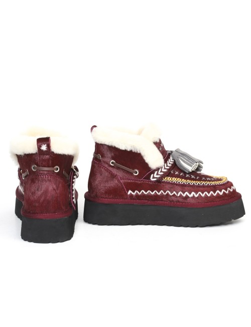 FURRY ANKLE BOOT DFH-12