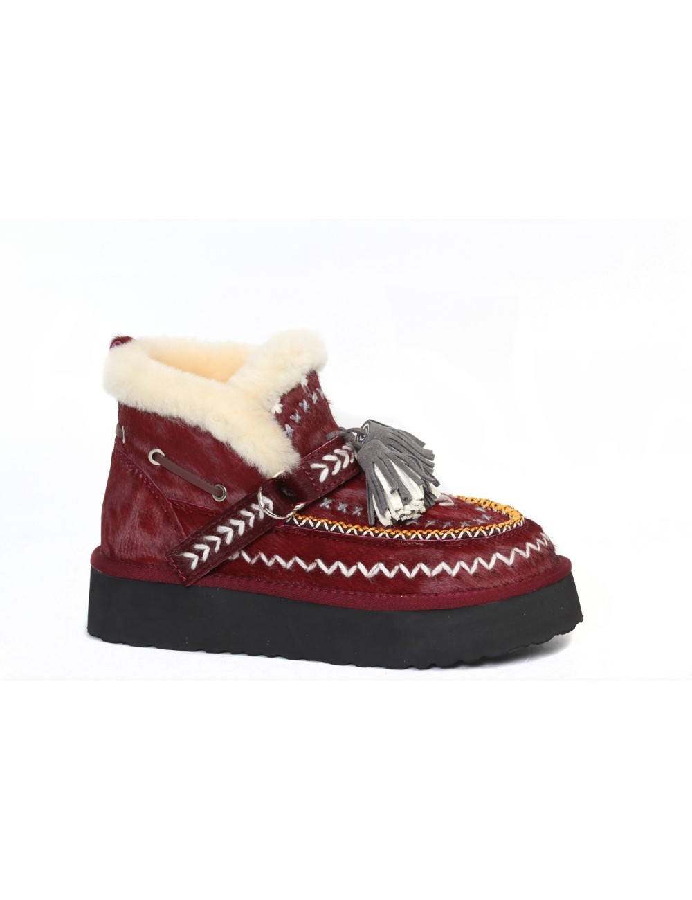 FURRY ANKLE BOOT DFH-12