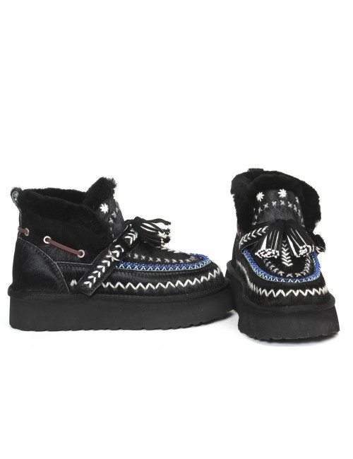 FURRY ANKLE BOOT DFH-12