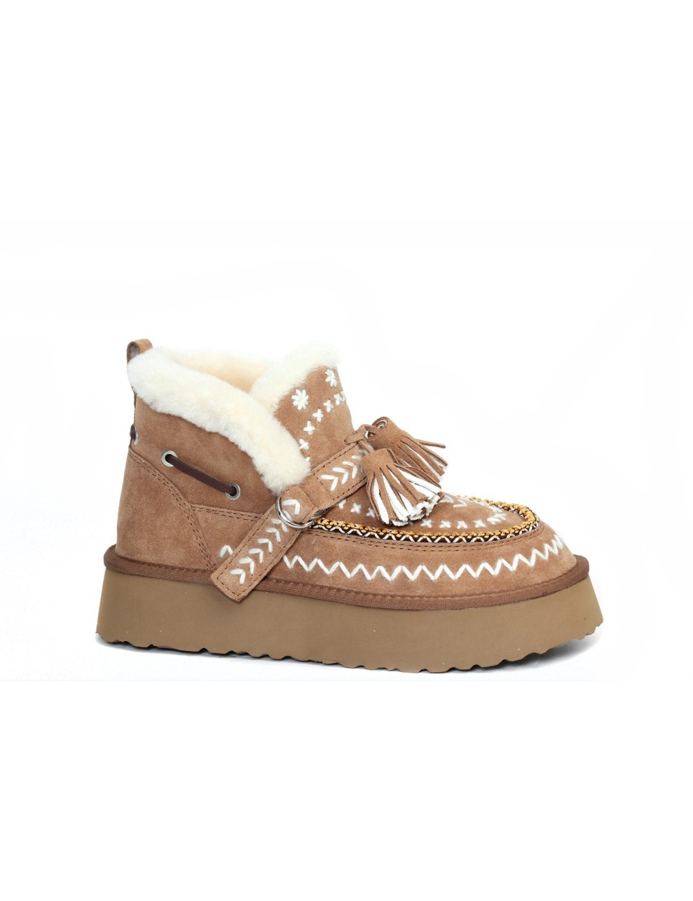FURRY ANKLE BOOT DFH-11