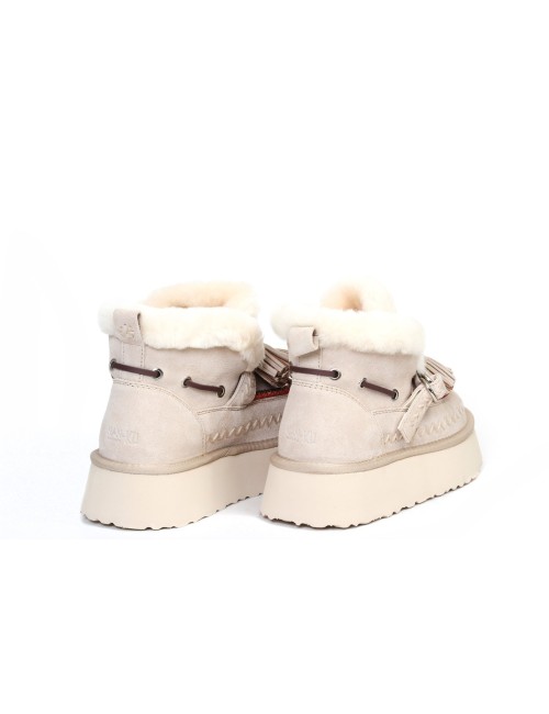 FURRY ANKLE BOOT DFH-11