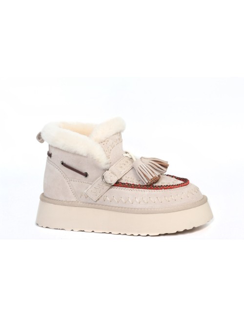 FURRY ANKLE BOOT DFH-11