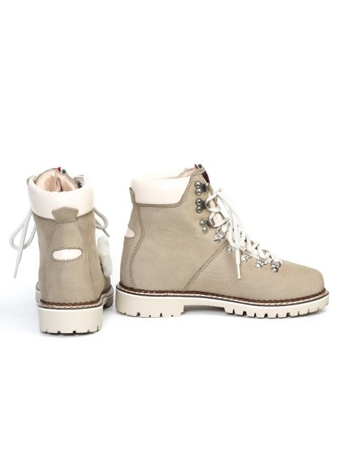 STIEFELETTE MIT PELZ LIVIGNO