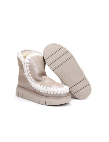 STIVALETTO CON PELO ESKIMO