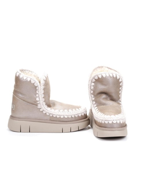STIVALETTO CON PELO ESKIMO