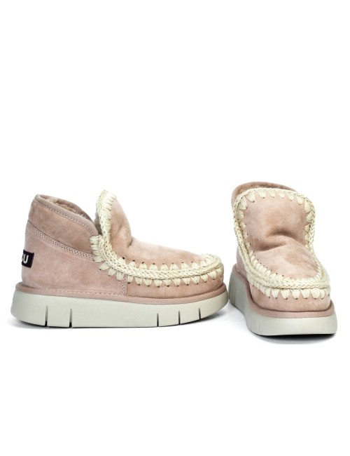 STIVALETTO CON PELO ESKIMO