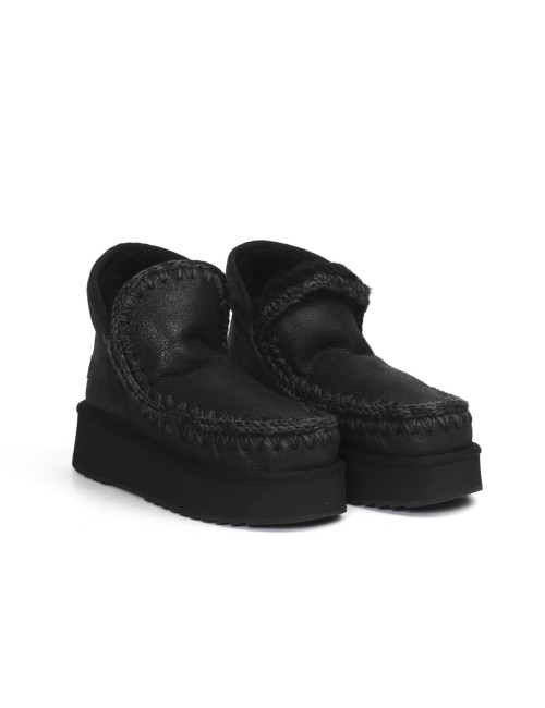 STIVALETTO CON PELO MINI ESKIMO