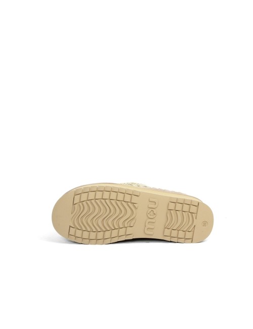 PANTOFOLA CON PELO ESKIMO PLATFORM